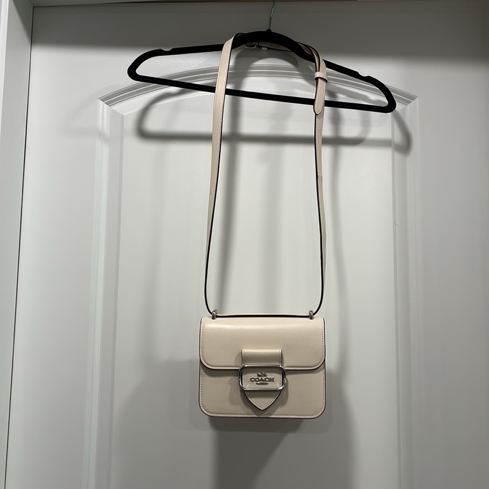 Coach Morgan Square. Crossbody/Shoulder Bag  in Chalk NWT